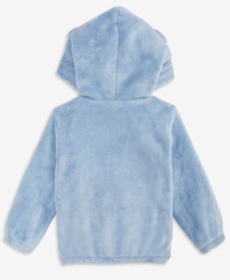 Baby Bear-Ear Hooded Faux-Sherpa Jacket, Macy's Exclusive