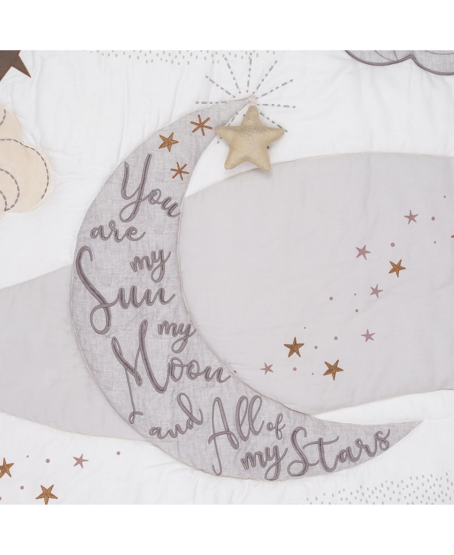 Baby Goodnight Moon 3-Piece Celestial Nursery Crib Bedding Set