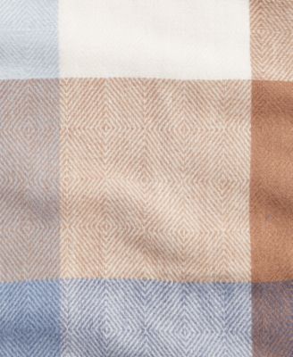 Women's Chevron Weave Buffalo Plaid Scarf, Macy's Exclusive 