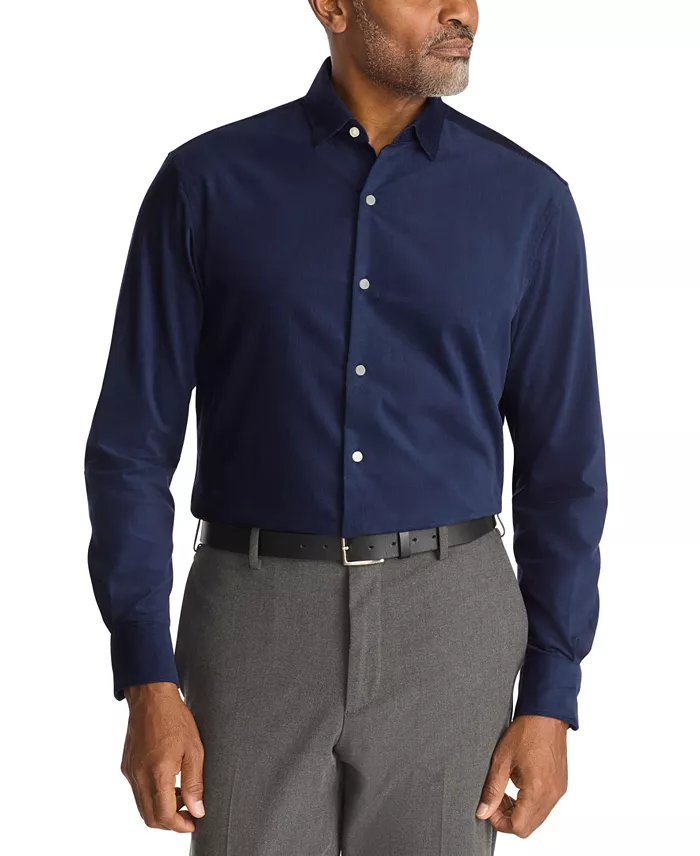 Men's Regular Fit Corduroy Dress Shirt - thumbnail 3