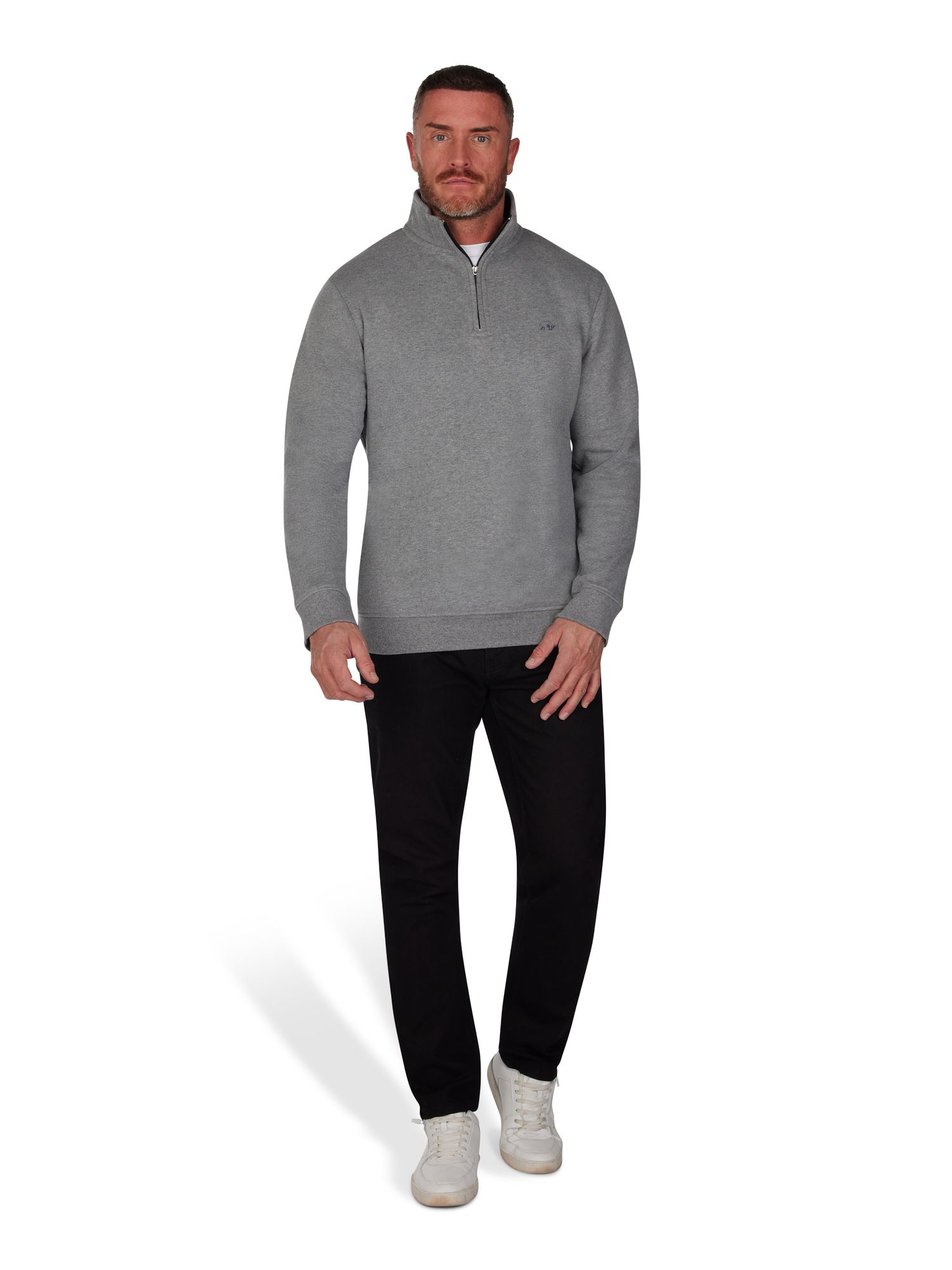 Men's Jersey Quarter Zip Sweat