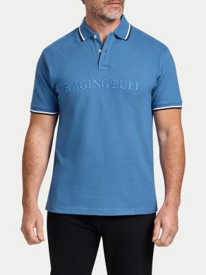 Big & Tall S/S Branded Tonal Embroidery Pique Polo