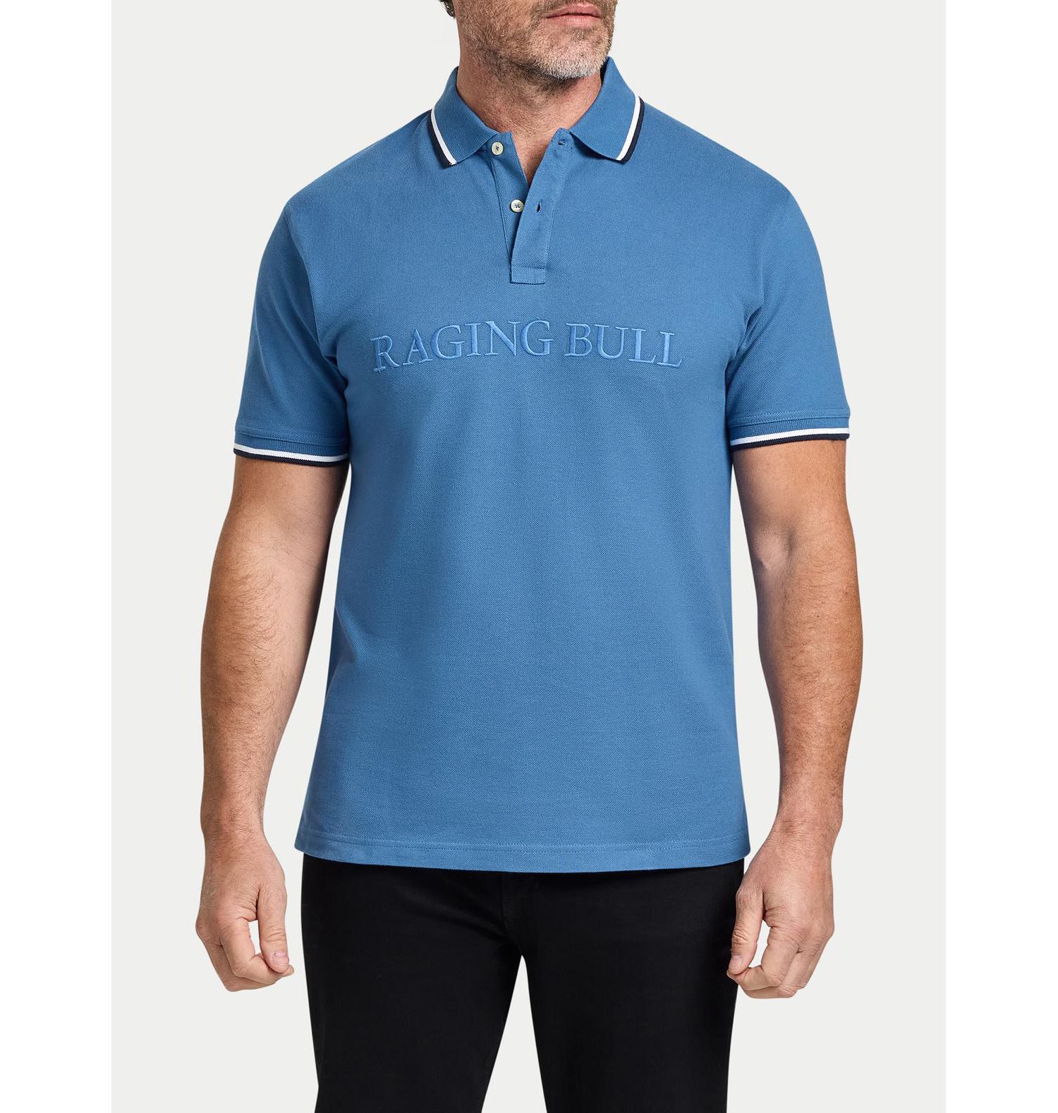 Men's Short Sleeve Embroidery Pique Polo