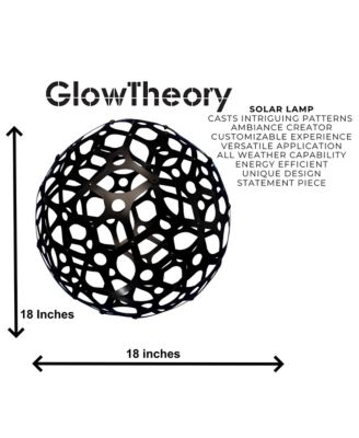 18" Solar - Peace - Black