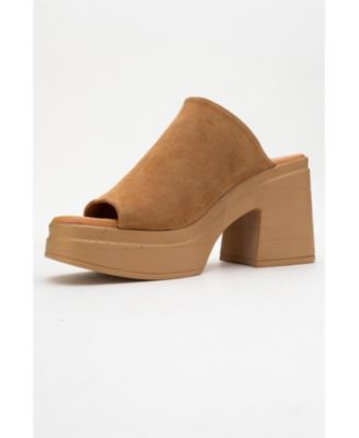 Nola Leather Platform Mules (Women)