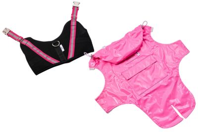 Tommy Bahama Pet Raincoat & Apparel Harness - Pink, XL