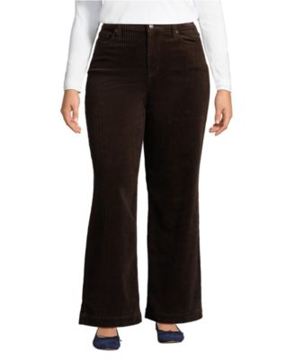 Women's High Rise Wide Leg Corduroy Pants