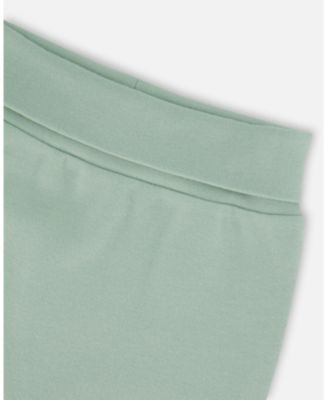 Baby Girls Cotton Evolutive Pant Jade Green