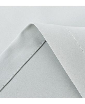 100% Hotel Blackout Thermal Insulated Grommet Curtains (2 Pack)