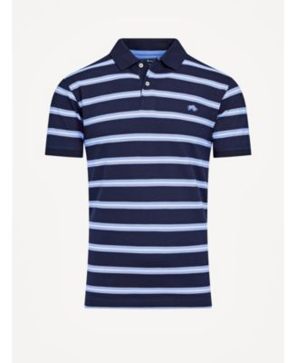 Big & Tall Triple Stripe Birdseye Polo