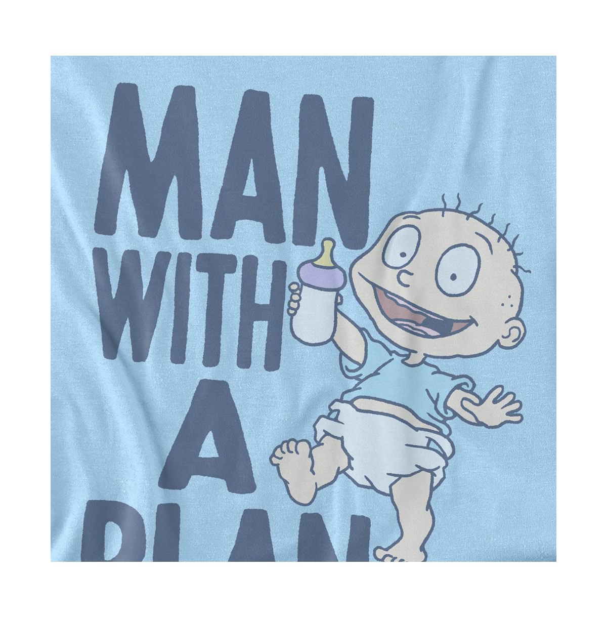 Logovision Men's Rugrats Man With A Plan T-Shirt