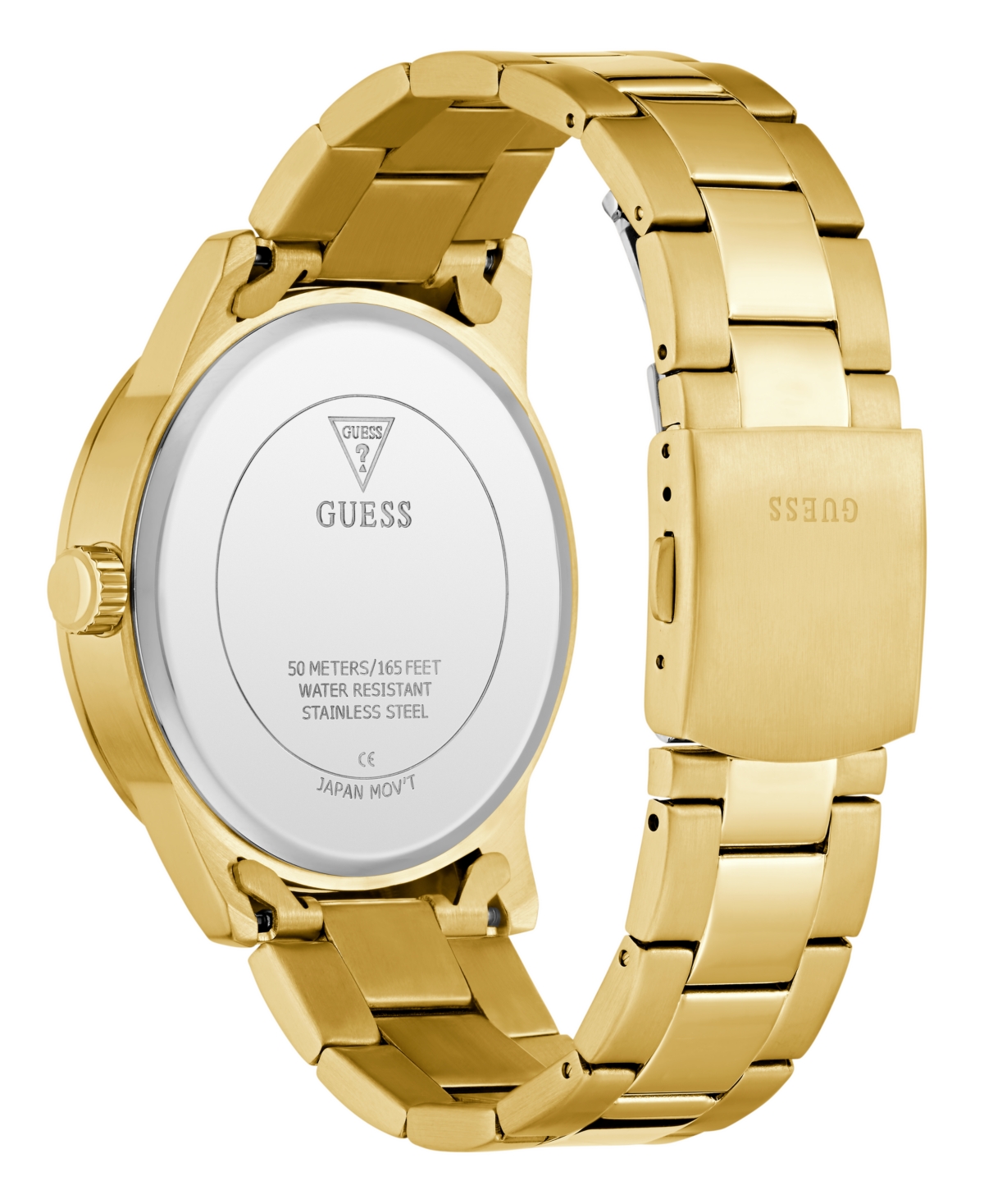 Guess Men's Gold Tone Multi-function Watch, 44mm In Gold