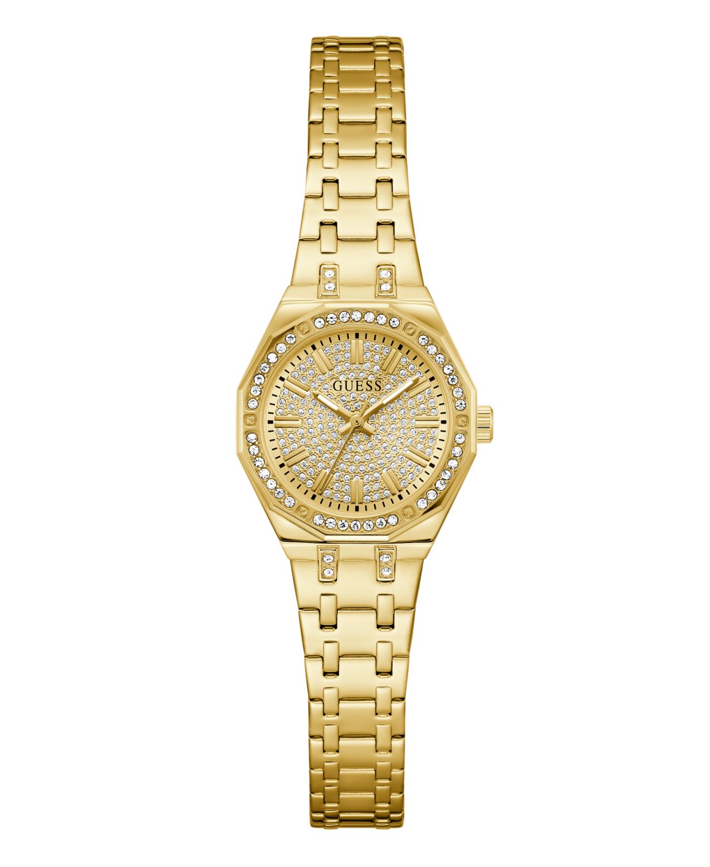 Женские часы GUESS Gold Tone Analog Watch, 25mm — фото 1