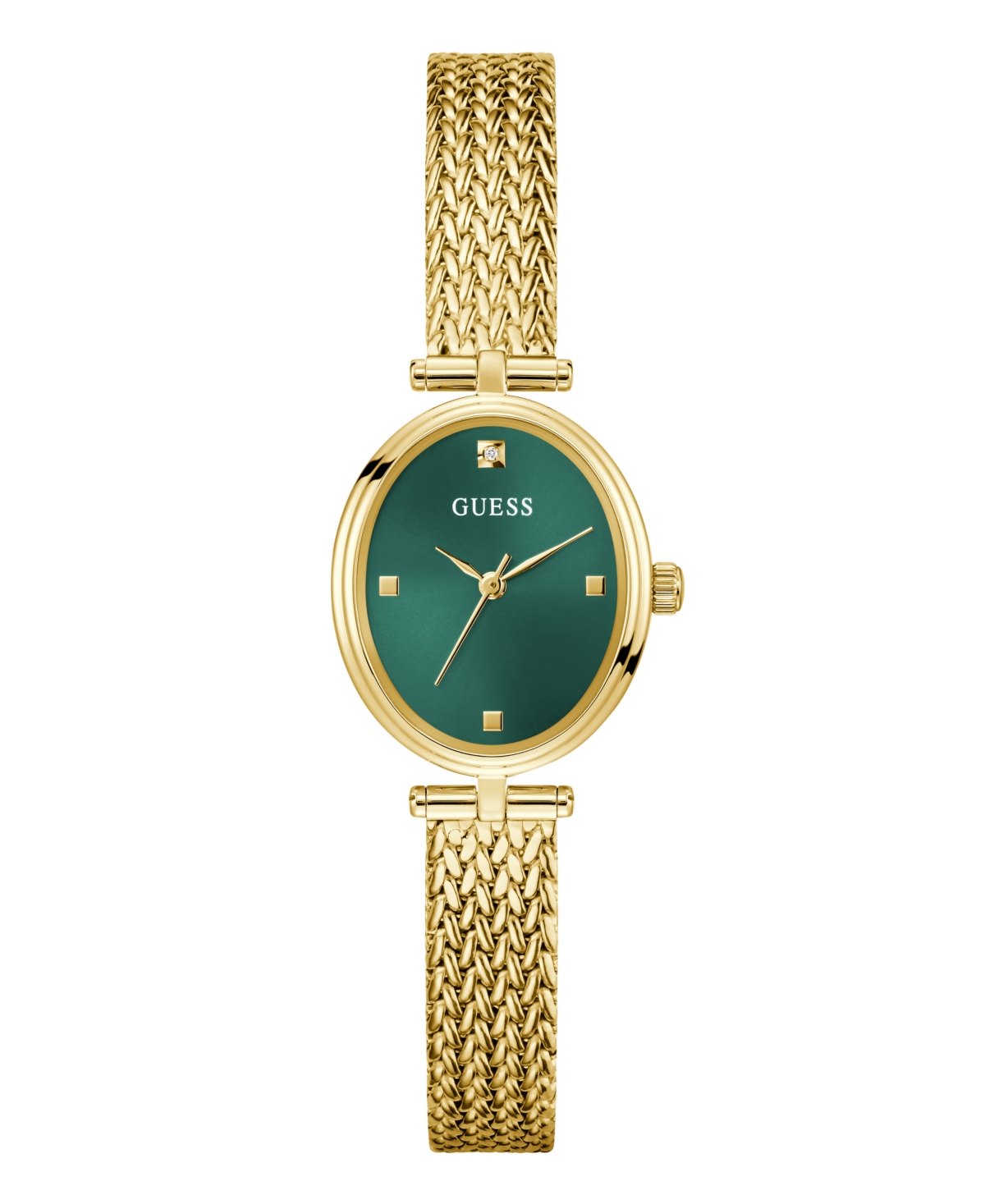 Guess Women's Gold Tone Analog Watch, 24mm In Gold