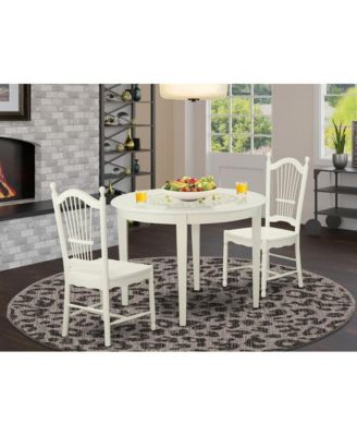3 Pc Kitchen nook Dining set-Table and 2 Dining Chairs