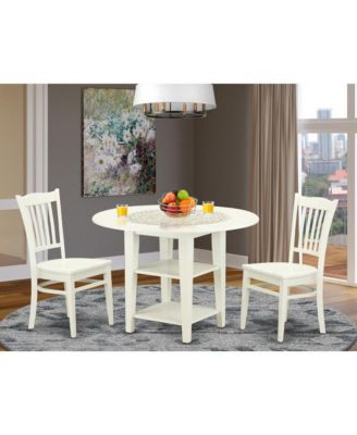 Dining Room Set Linen White