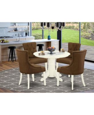 Dining Room Set Linen White