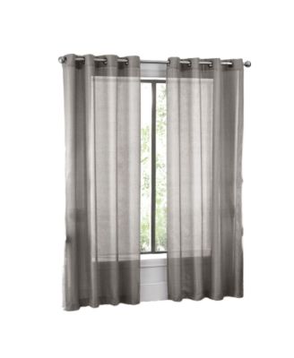Ultra Luxurious Elegant Sheer Grommet Single Curtain Panel