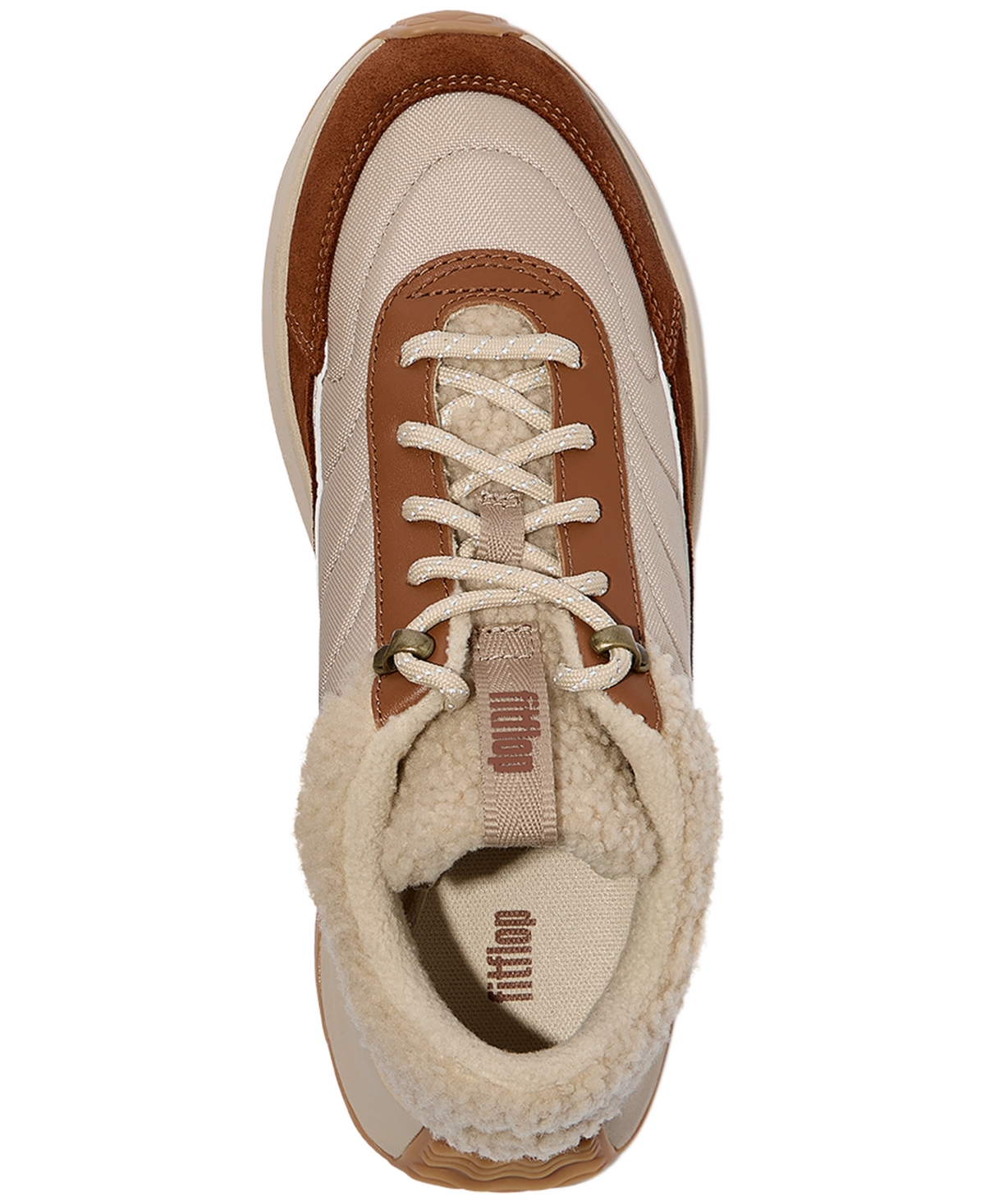FitFlop Women's F-Mode Flow Shearling-Mix Sneakers