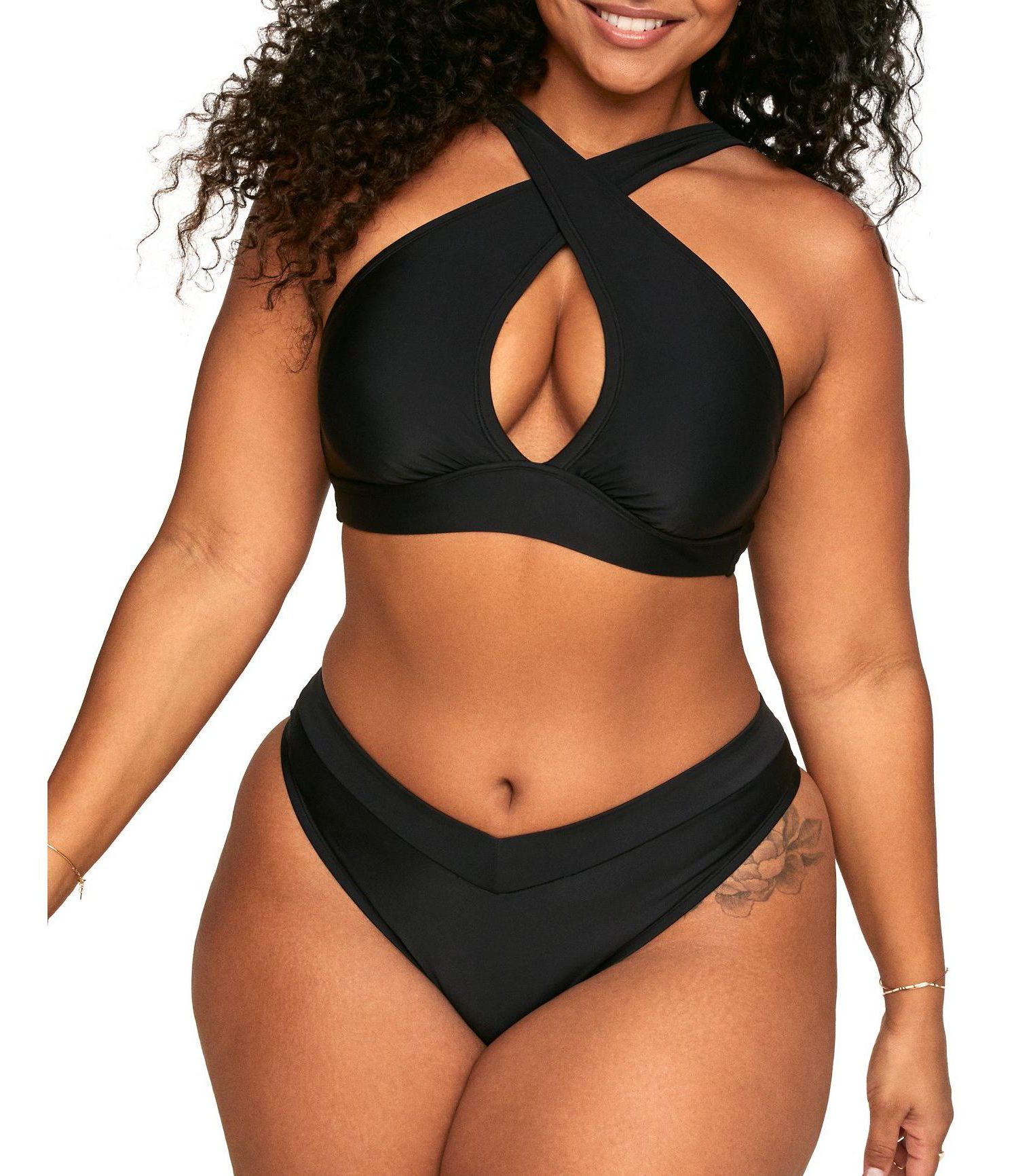 Women's Demi Swimwear High Waist Bikini Bottom