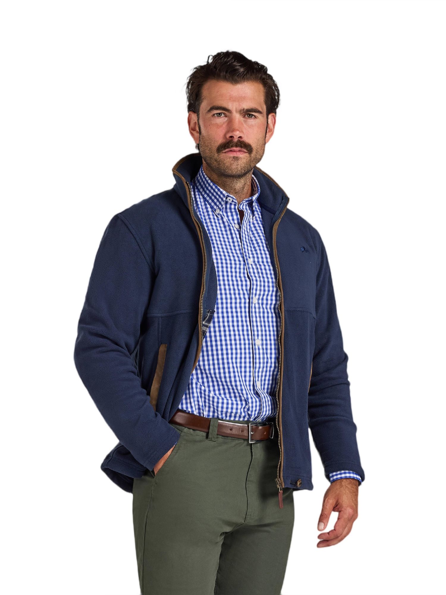 Men's Fleece Zip Through Jacket