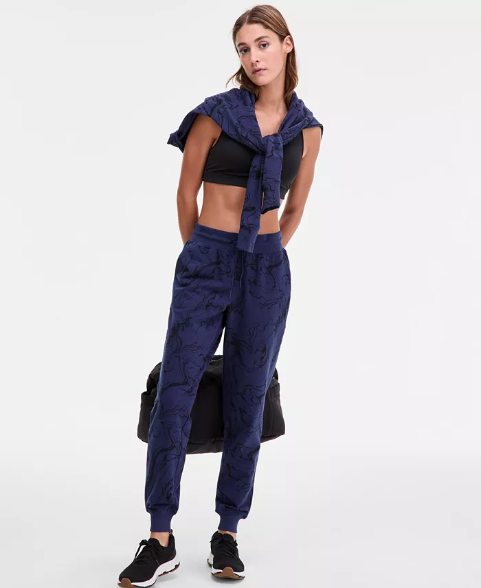 Women's Printed Fleece Jogger Pants