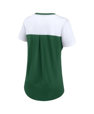 Women's Green New York Jets Performance Fashion T-Shirt