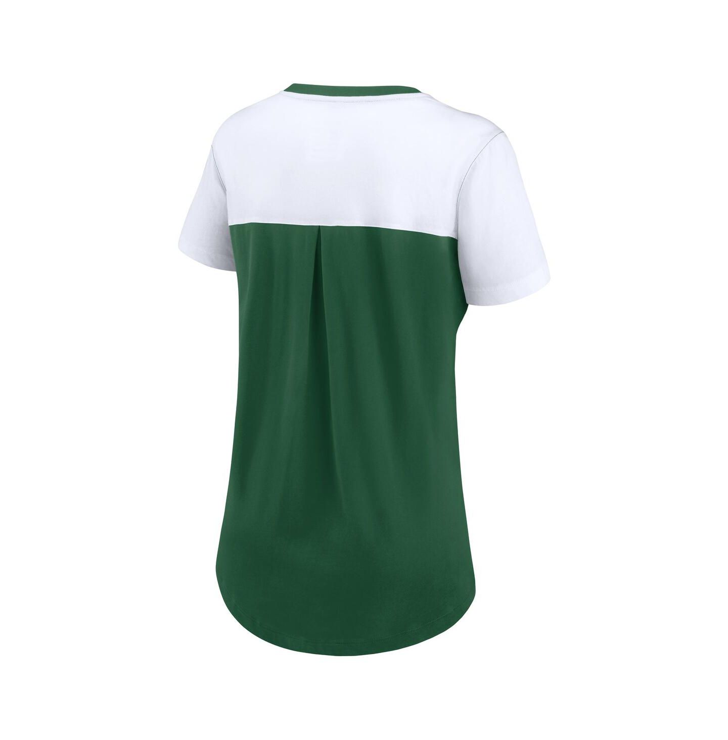 Женская футболка Nike Green New York Jets Performance Fashion — фото 2