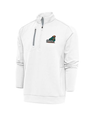 Antigua - Men's White Coastal Carolina Chanticleers Generation Quarter-Zip Pullover Top