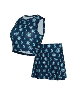 Concepts Sport - Women's&nbsp; Navy Seattle Mariners Knit Tank Top Skort Set