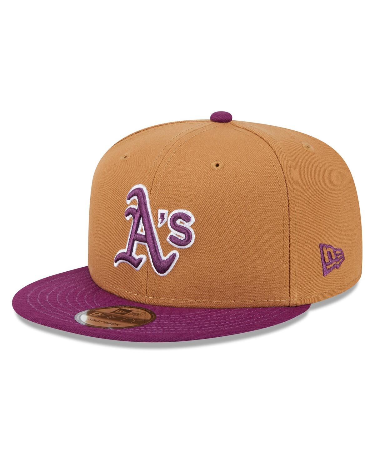 Men's Brown/Purple Athletics Color Pack Two-Tone 9FIFTY Snapback Hat - Brown, Purple