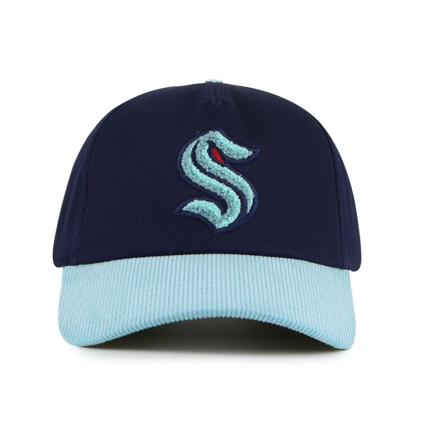Мужская кепка American Needle Light Blue Seattle Kraken Burnett Adjustable Hat — фото 1
