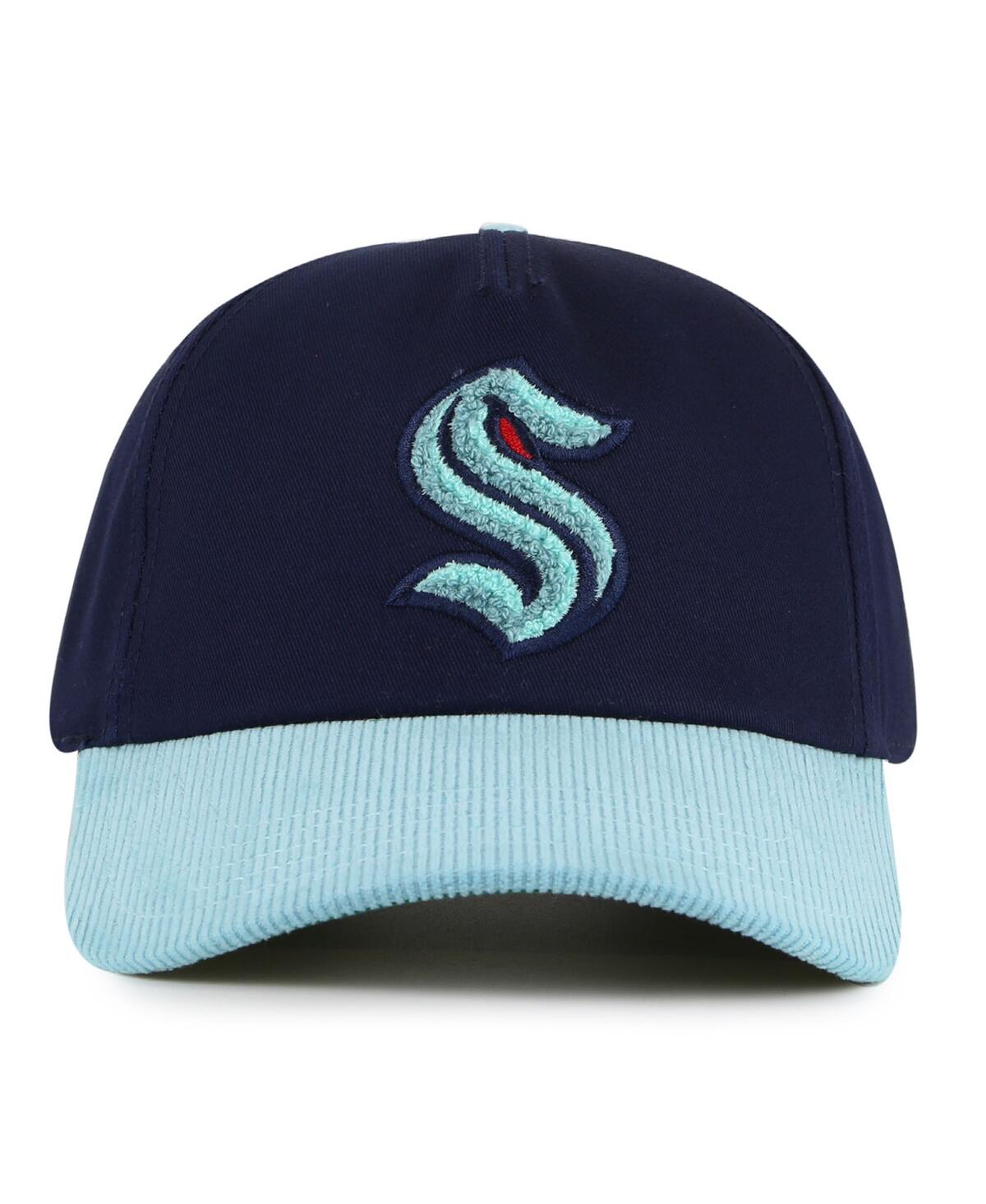 American Needle Men's Light Blue Seattle Kraken Burnett Adjustable Hat In Blue