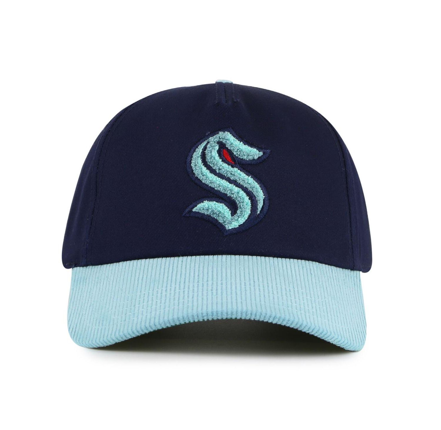 Men's Light Blue Seattle Kraken Burnett Adjustable Hat