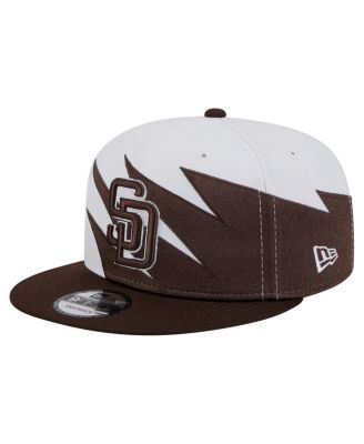 New Era - Men's Brown/White San Diego Padres Jagged 9FIFTY Snapback Hat