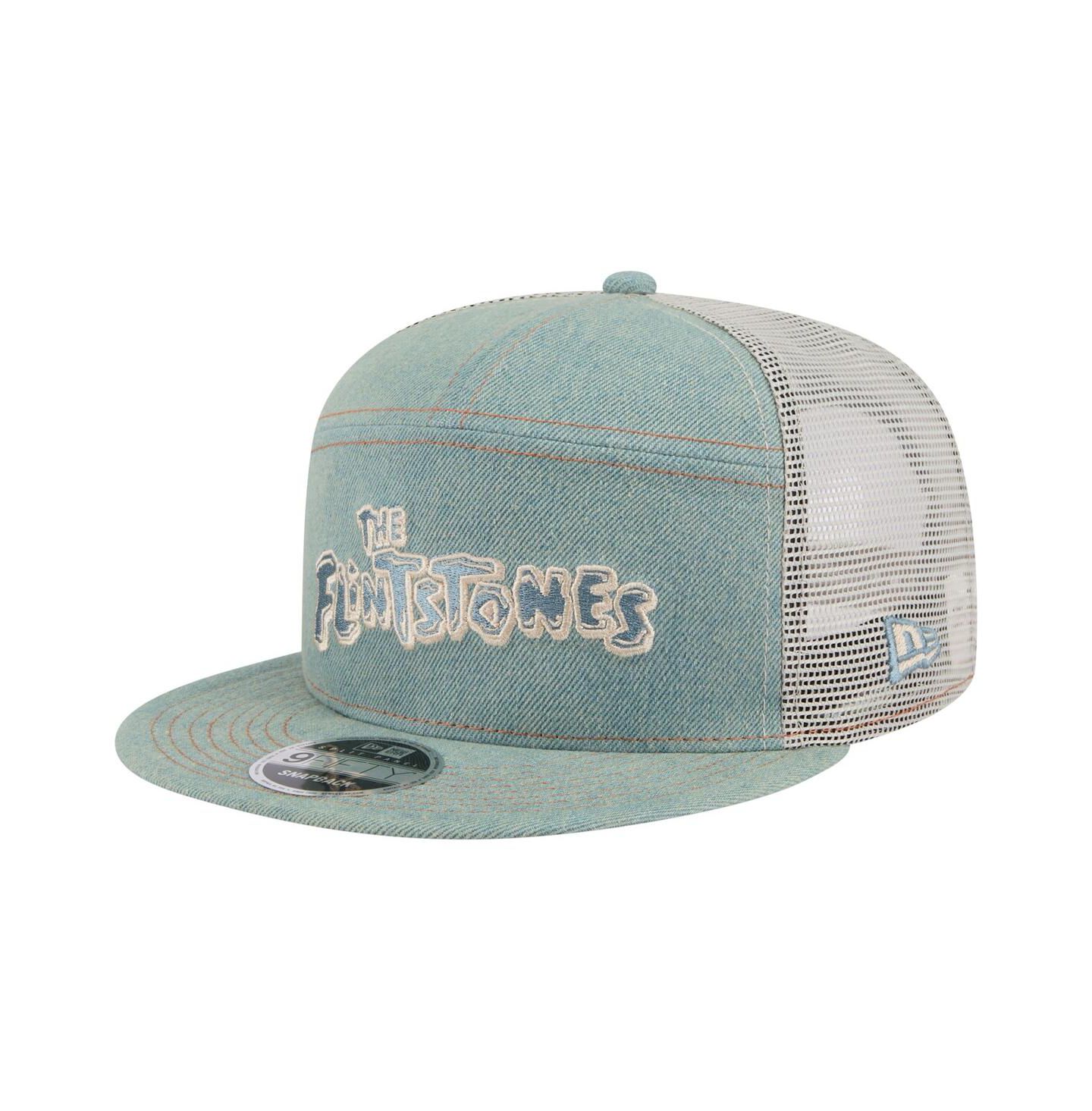 Мужская кепка New Era Denim the Flintstones Denim 9FIFTY Snapback Hat — фото 1
