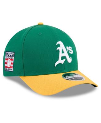 New Era - Men's Green/Gold Athletics Baseball Hall of Fame 9FORTY M-Crown Adjustable Hat