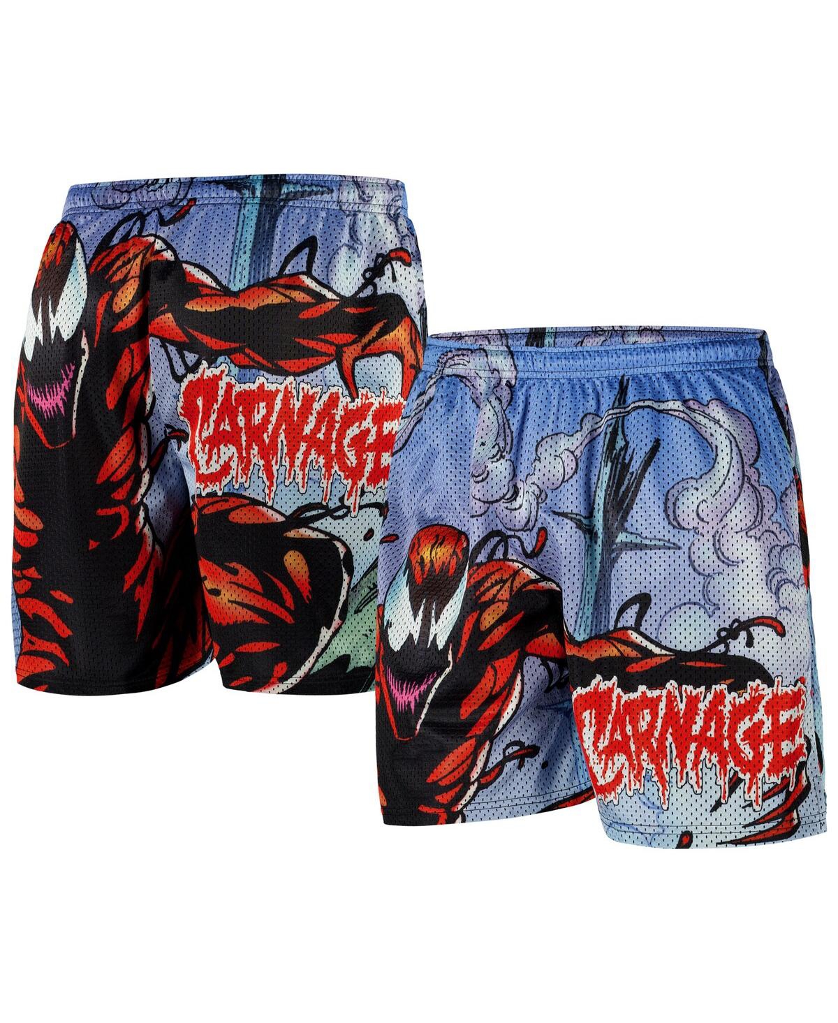 Chalk Line Men's Blue Venom Absolute Carnage 1 Retro Shorts In Blue