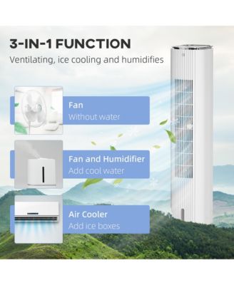 Portable Air Cooler and Humidifier Cooling Fan for Bedroom