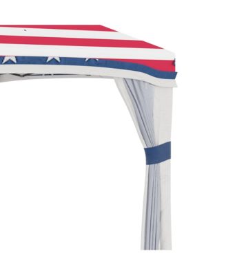 10' x 10' Pop Up Canopy Foldable Party Tent with Nettings, Multi