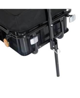 Double Wheel Internal Frame Enclosed Bicycle Cargo Trailer,