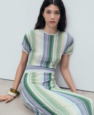 Women's Woven Striped Dress
