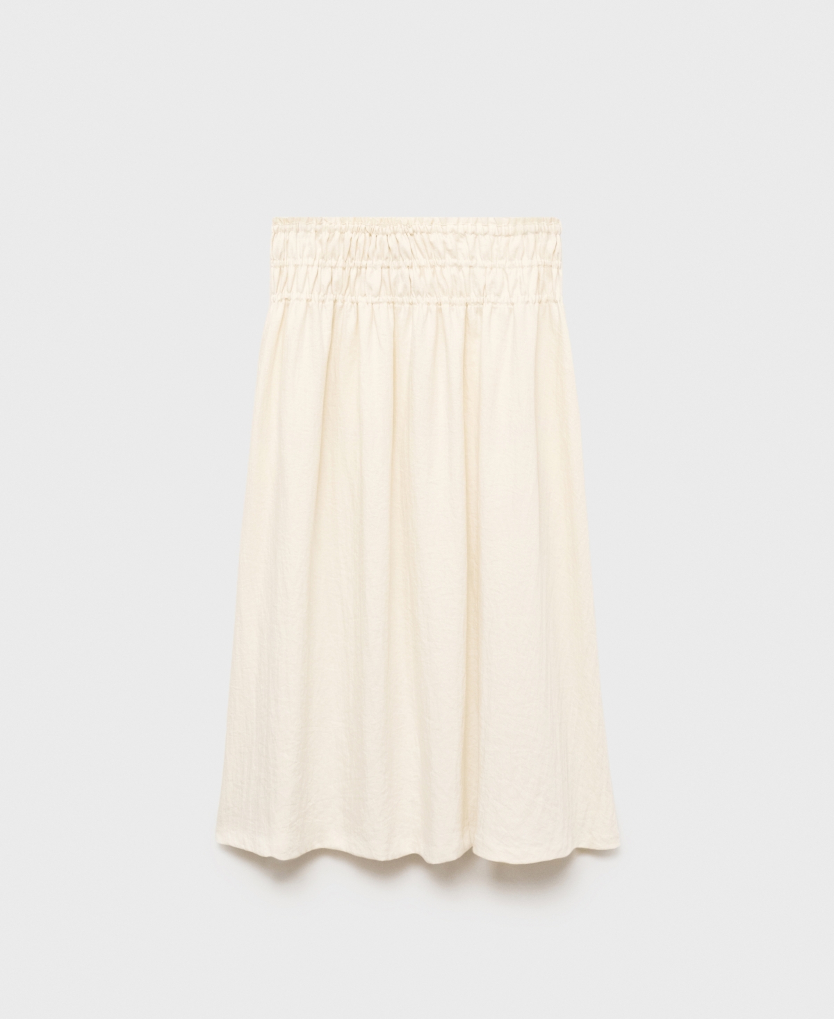Mango Women's Long Gathered Panel Skirt