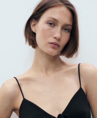 Women's Bow Neckline Long Dress