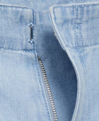 Women's Mid-Rise Wide Leg Denim Jeans