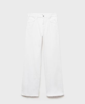 MANGO - Women's Danila Wide leg High-Rise Jeans