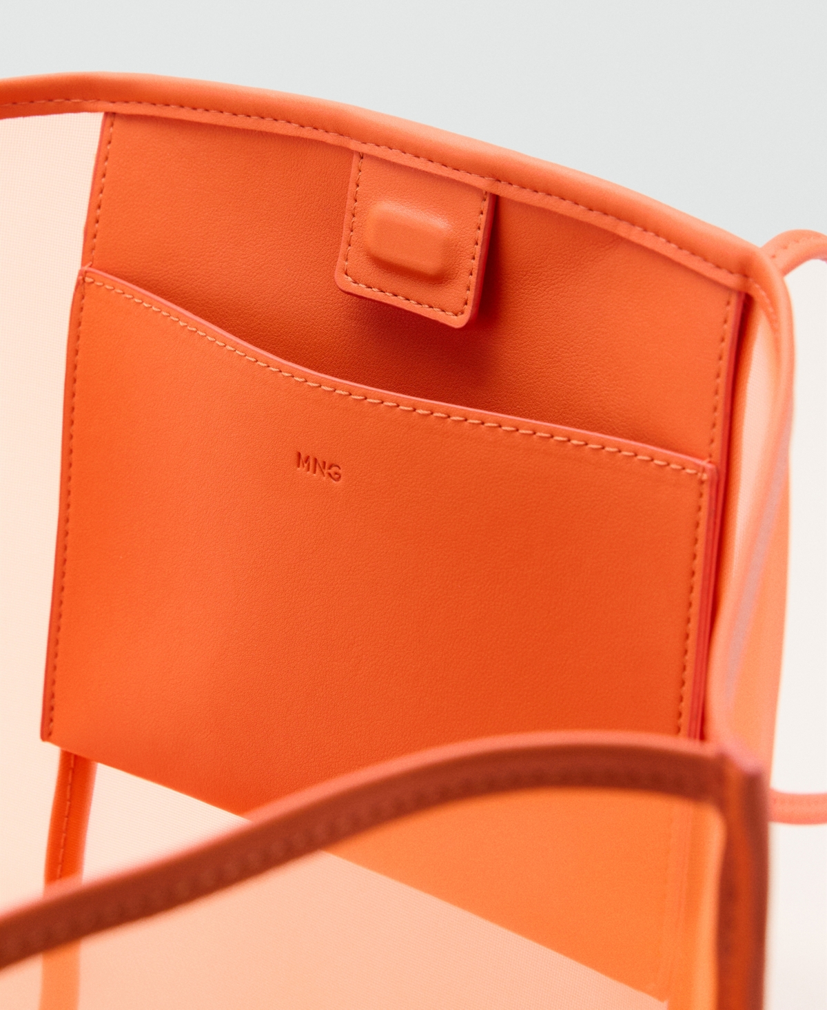 Mango Women's Semi-Transparent Shopper Bag