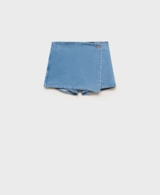 Women's Wrapped Denim Skort