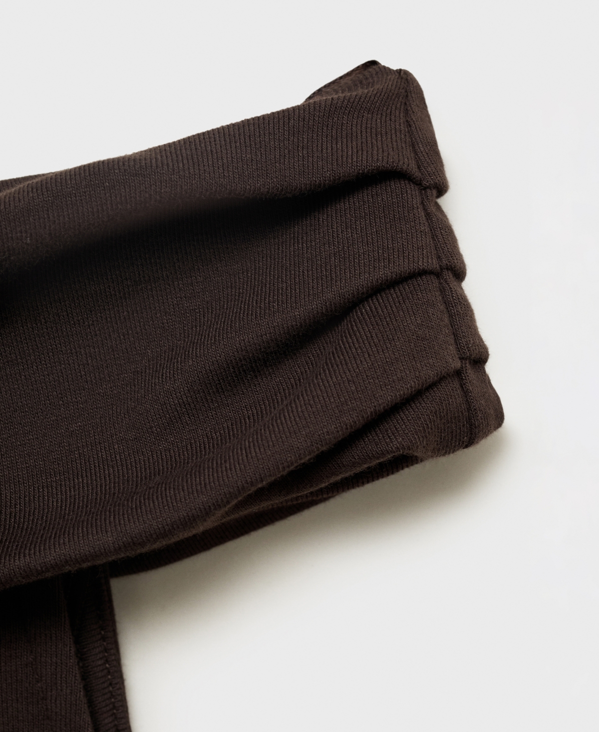 Mango Pleated Off The Shoulder Dress In Black