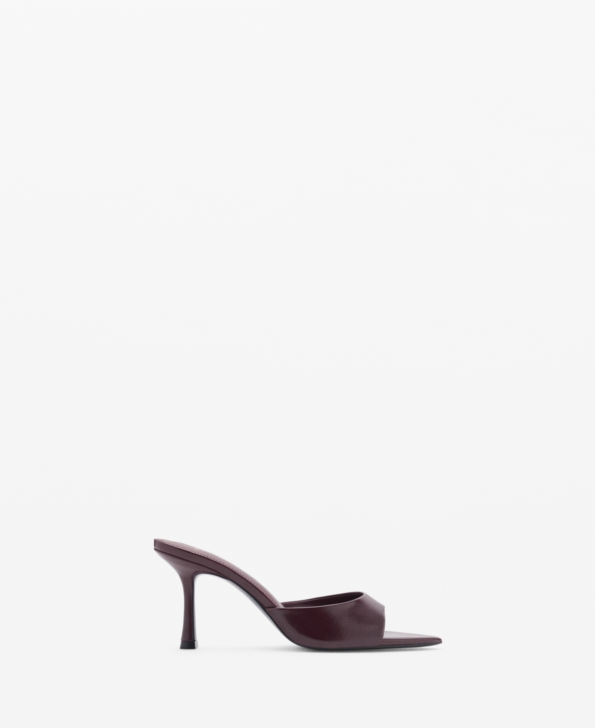Women's Pointed-Heel Sandals - Burgundy
